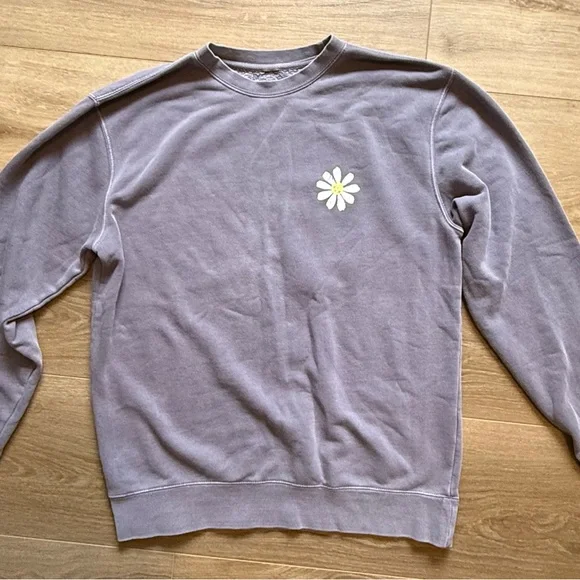 Living Fully Co. Stop & smell the flowers sweatshirt - Picture 3 of 4